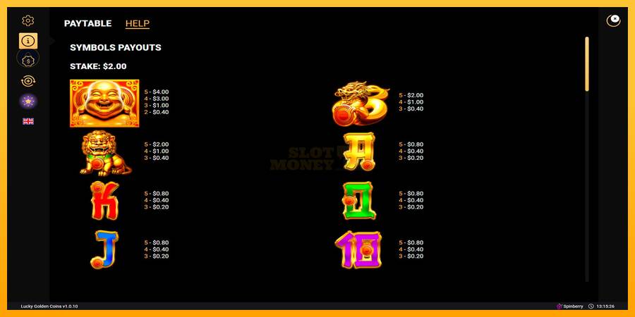 Lucky Golden Coins máquina de juego por dinero, imagen 6