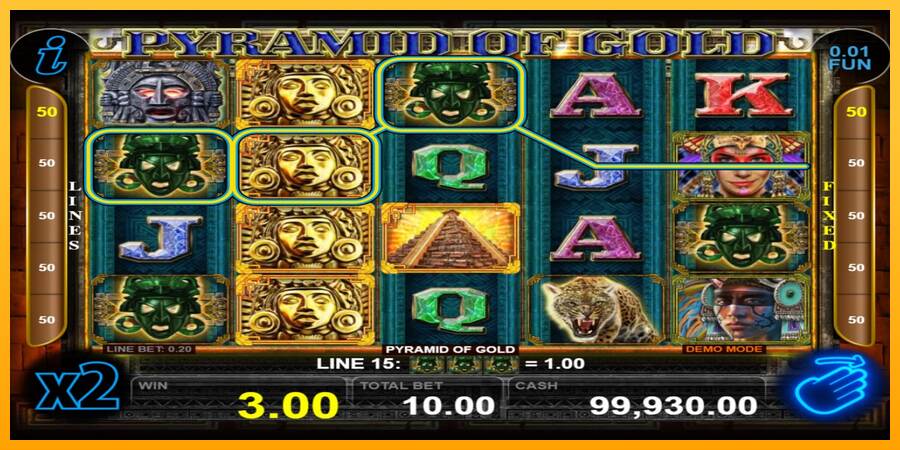 Pyramid of Gold máquina de juego por dinero, imagen 2