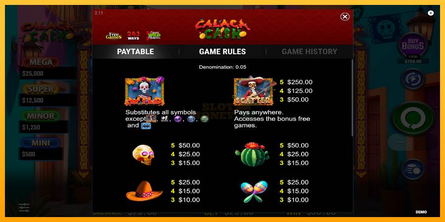 Calaca Cash máquina de juego por dinero, imagen 5