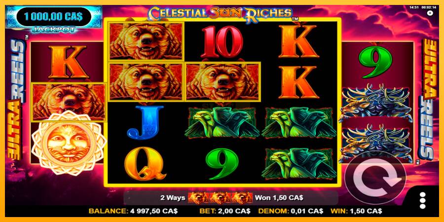 Celestial Sun Riches máquina de juego por dinero, imagen 2