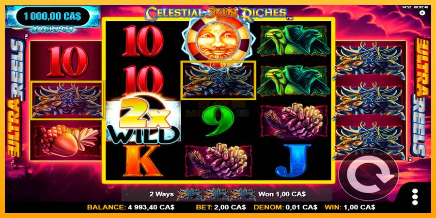 Celestial Sun Riches máquina de juego por dinero, imagen 5