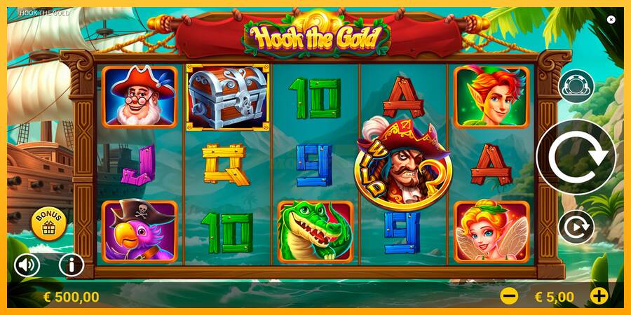 Hook The Gold máquina de juego por dinero, imagen 1