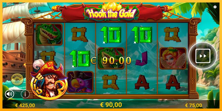 Hook The Gold máquina de juego por dinero, imagen 2