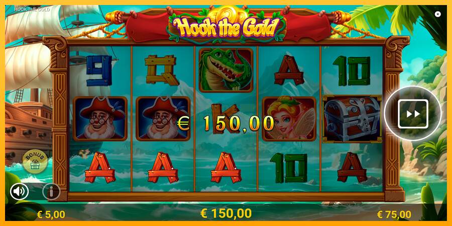 Hook The Gold máquina de juego por dinero, imagen 4