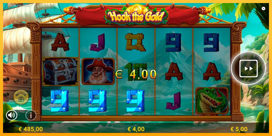 Hook The Gold máquina de juego por dinero, imagen 5