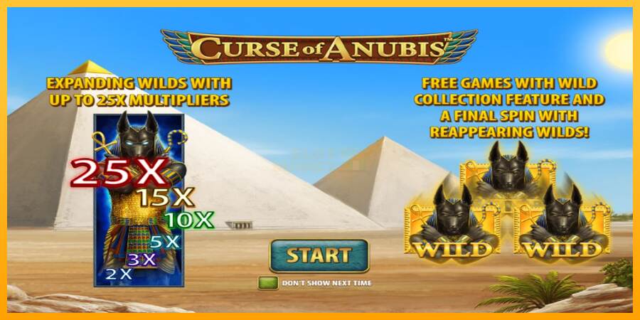 Curse of Anubis máquina de juego por dinero, imagen 1