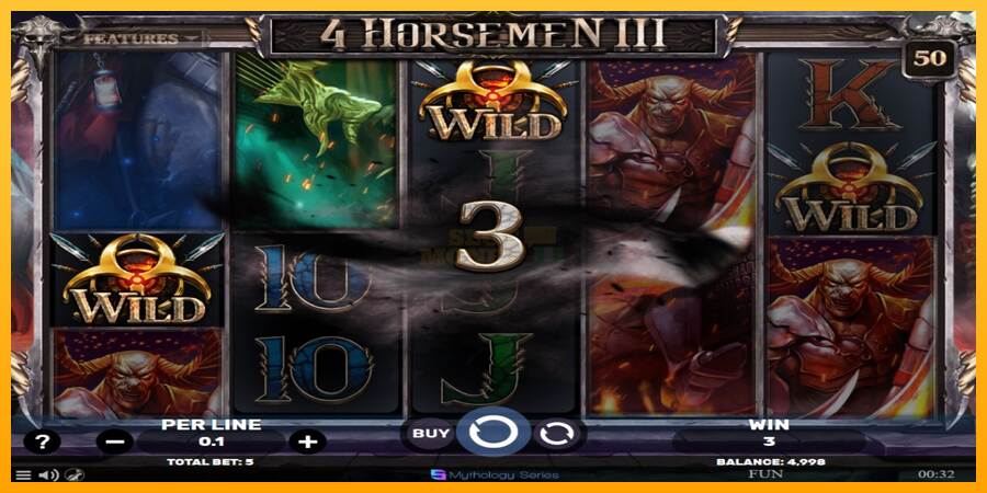 4 Horsemen III máquina de juego por dinero, imagen 3