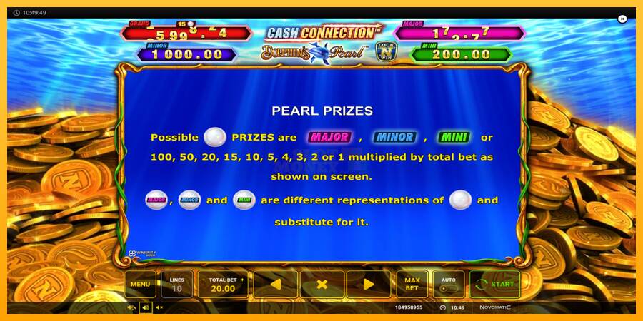 Cash Connection Dolphins Pearl máquina de juego por dinero, imagen 6