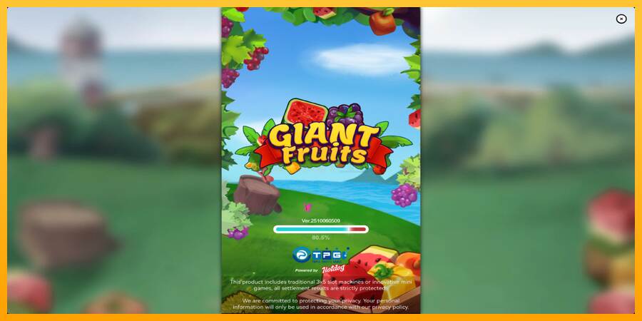 Giant Fruits máquina de juego por dinero, imagen 1