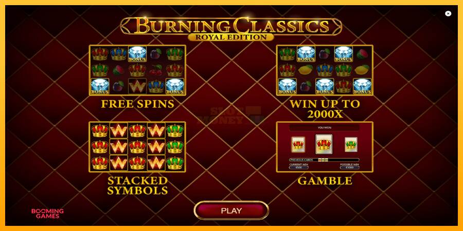 Burning Classics Royal Edition máquina de juego por dinero, imagen 1