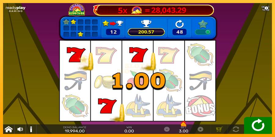 Pyramids of Cash with Reel Bingo máquina de juego por dinero, imagen 2