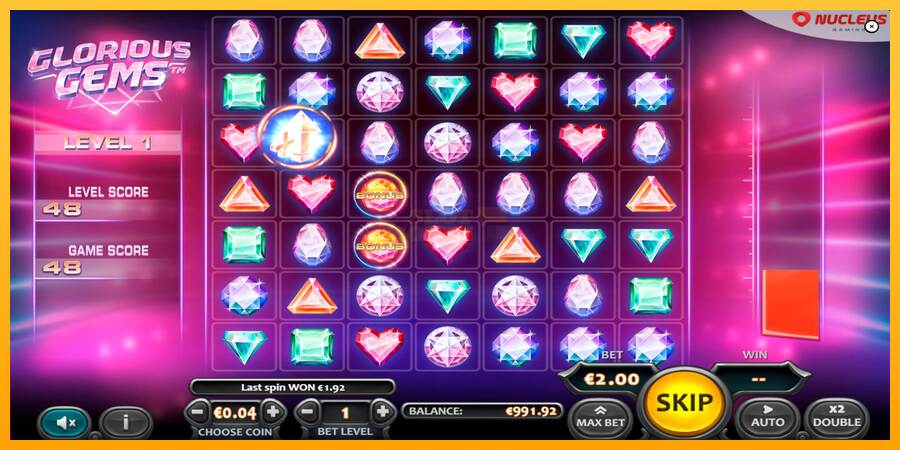 Glorious Gems máquina de juego por dinero, imagen 2