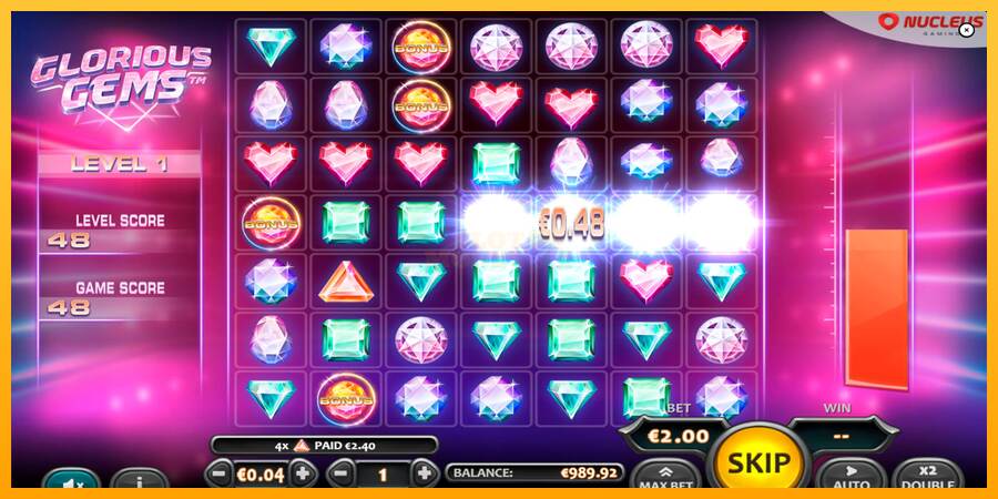 Glorious Gems máquina de juego por dinero, imagen 3