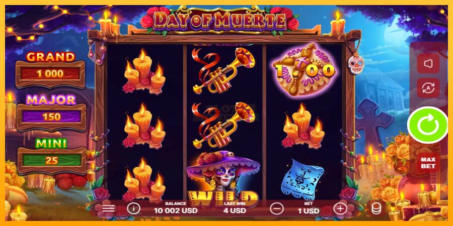 Day of Muerte máquina de juego por dinero, imagen 4