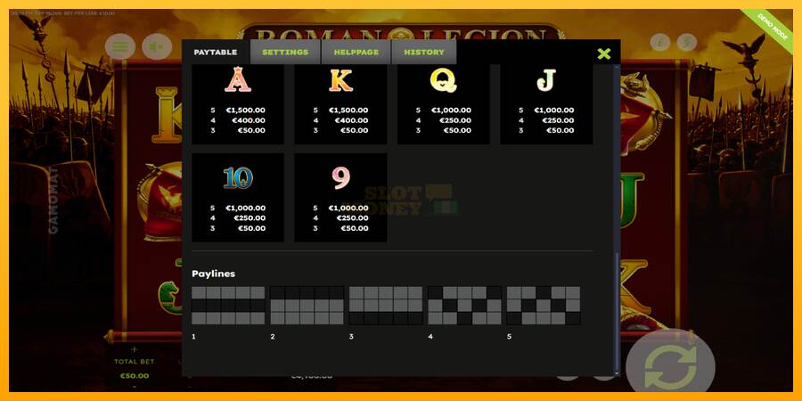 Roman Legion Deluxe máquina de juego por dinero, imagen 7