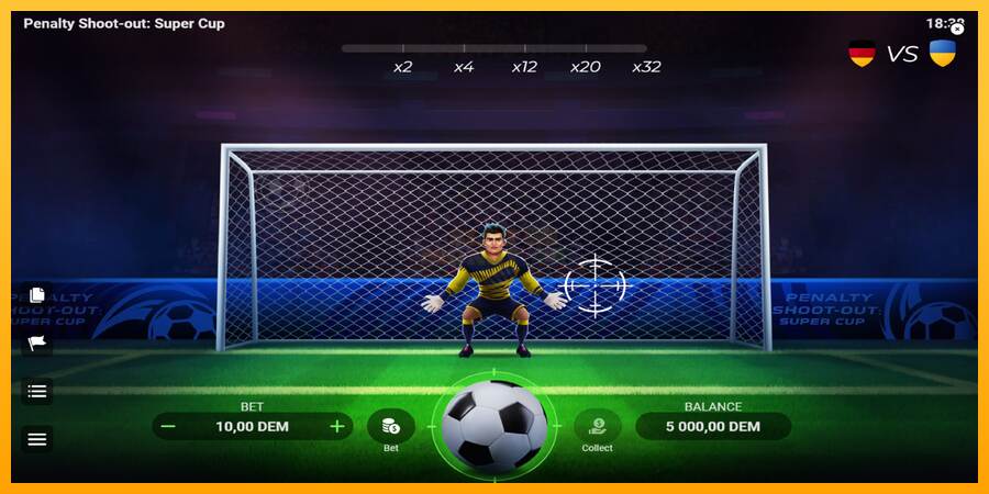 Penalty Shoot-Out: Super Cup máquina de juego por dinero, imagen 2