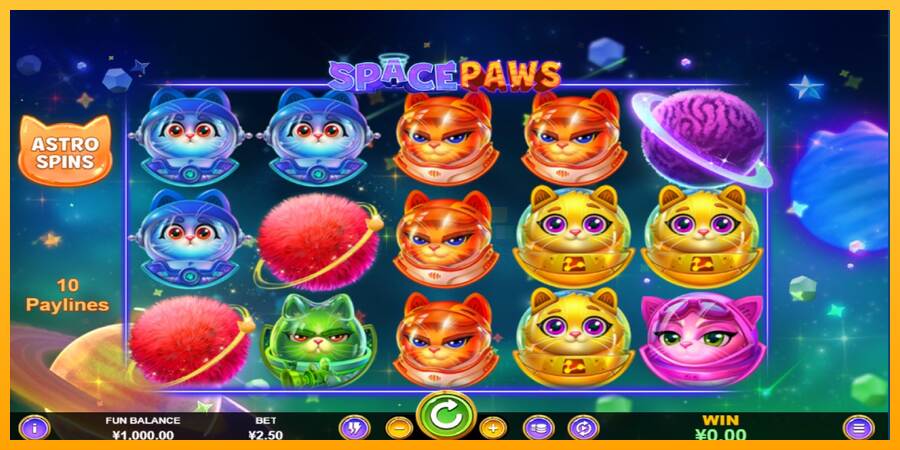 Space Paws máquina de juego por dinero, imagen 1