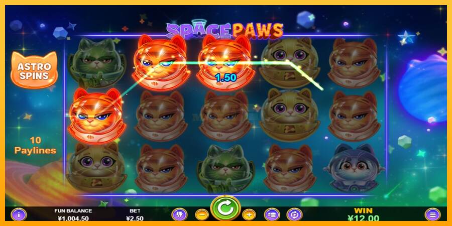 Space Paws máquina de juego por dinero, imagen 2