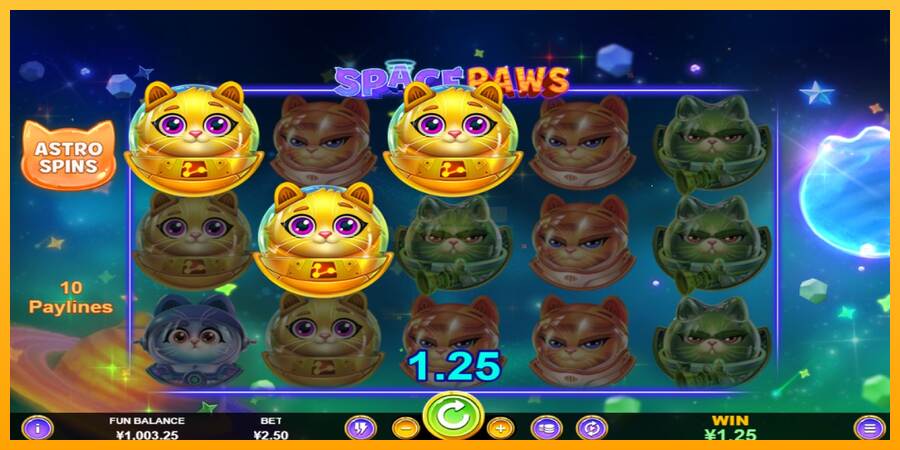 Space Paws máquina de juego por dinero, imagen 3