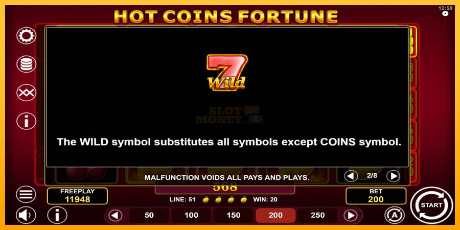 Hot Coins Fortune máquina de juego por dinero, imagen 6