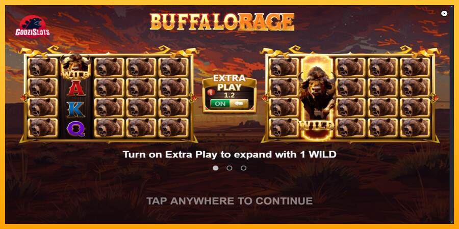 Buffalo Rage máquina de juego por dinero, imagen 1