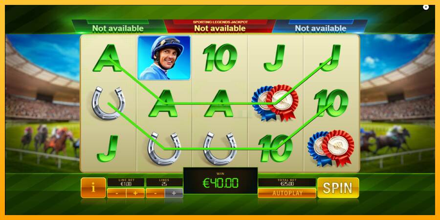 Frankie Dettori Sporting Legends máquina de juego por dinero, imagen 3