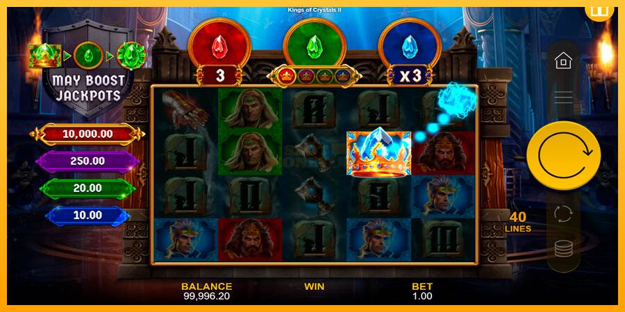 Kings of Crystals II Power Combo máquina de juego por dinero, imagen 3