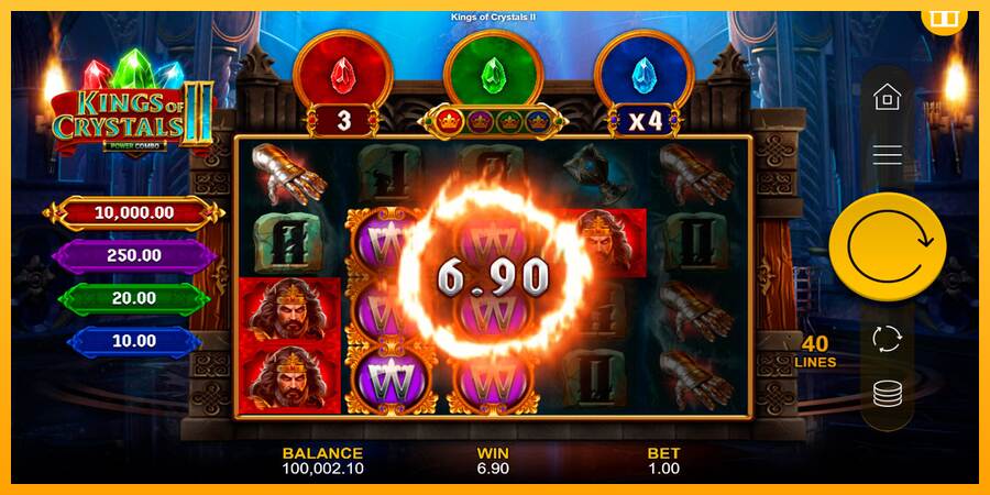 Kings of Crystals II Power Combo máquina de juego por dinero, imagen 4