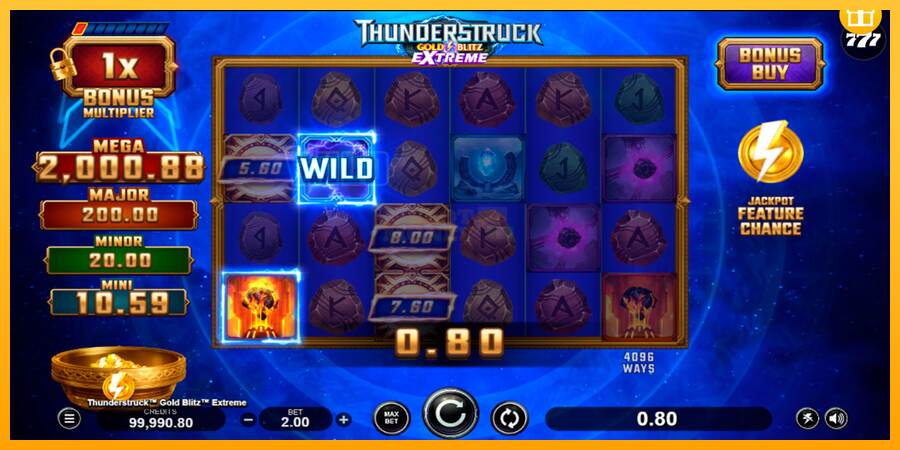 Thunderstruck Gold Blitz Extreme máquina de juego por dinero, imagen 3