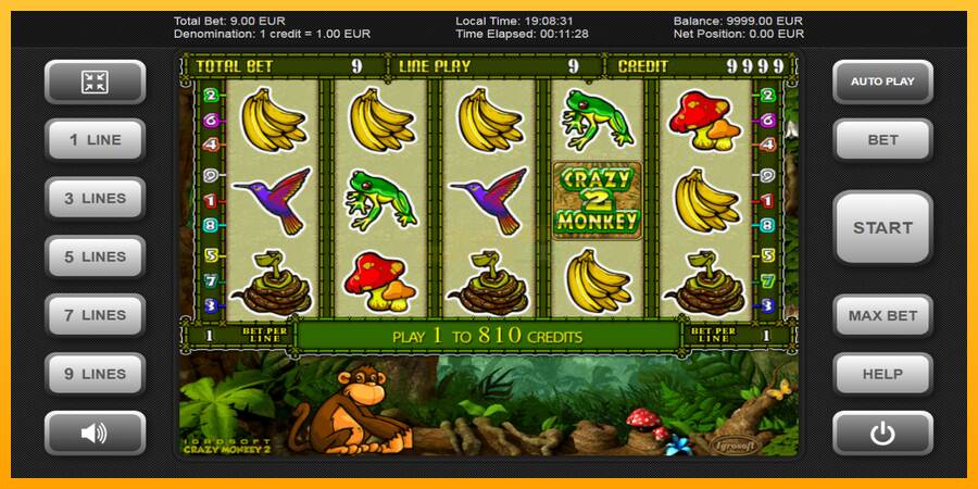 Crazy Monkey 2 máquina de juego por dinero, imagen 1