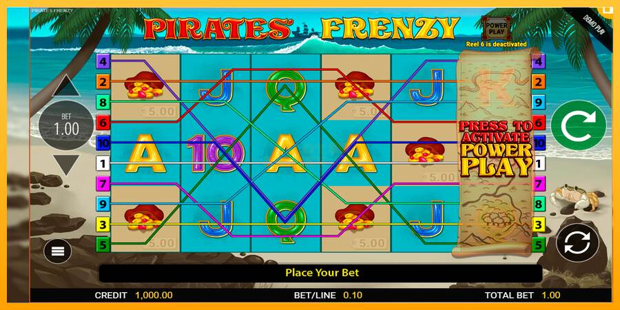 Pirates Frenzy máquina de juego por dinero, imagen 1