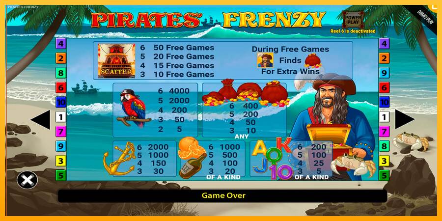 Pirates Frenzy máquina de juego por dinero, imagen 6