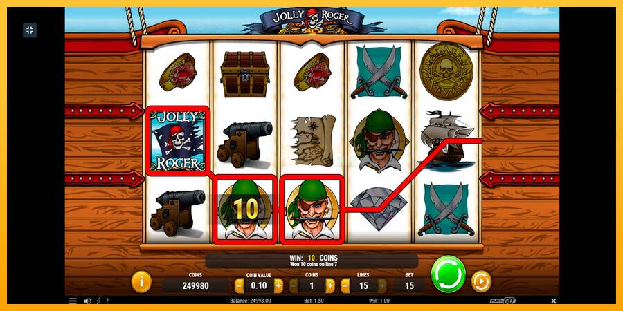 Jolly Roger máquina de juego por dinero, imagen 6