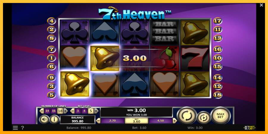 7th Heaven máquina de juego por dinero, imagen 3