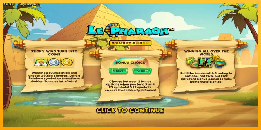 Le Pharaoh máquina de juego por dinero, imagen 1