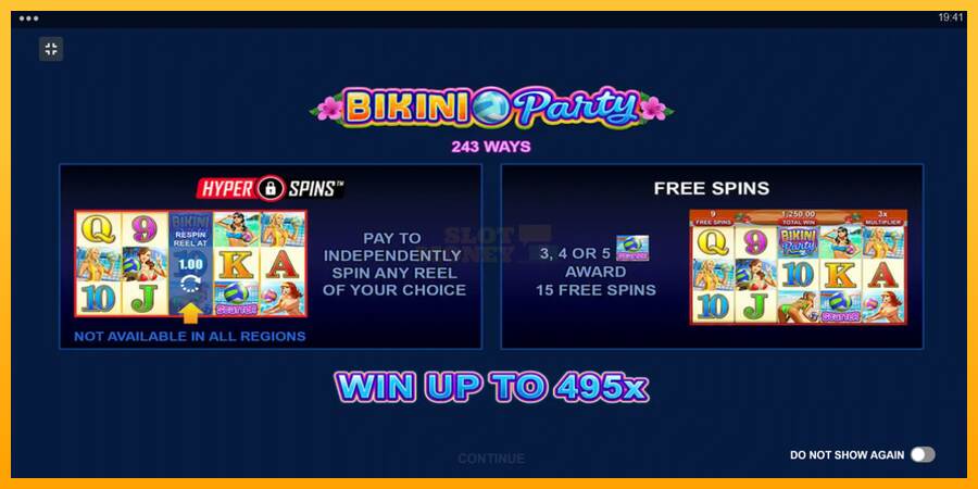 Bikini Party máquina de juego por dinero, imagen 1