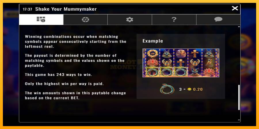 Shake Your Mummymaker máquina de juego por dinero, imagen 6