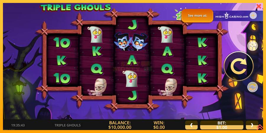 Triple Ghouls máquina de juego por dinero, imagen 1