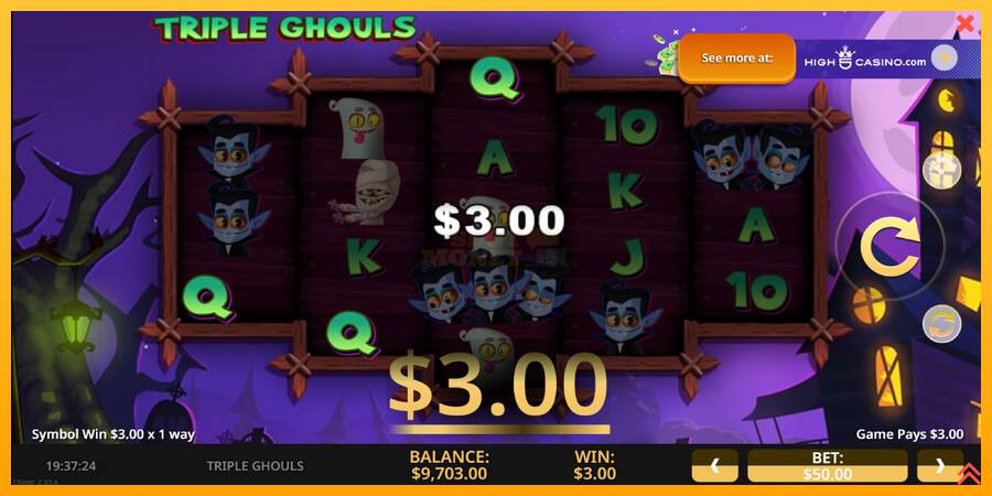 Triple Ghouls máquina de juego por dinero, imagen 2