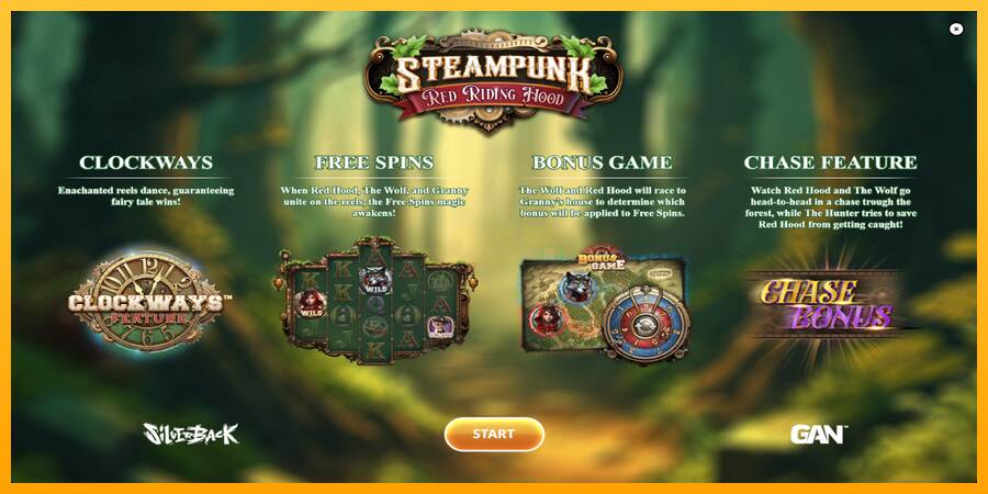 Steampunk Red Riding Hood máquina de juego por dinero, imagen 1