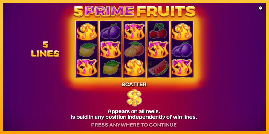 5 Prime Fruits máquina de juego por dinero, imagen 1