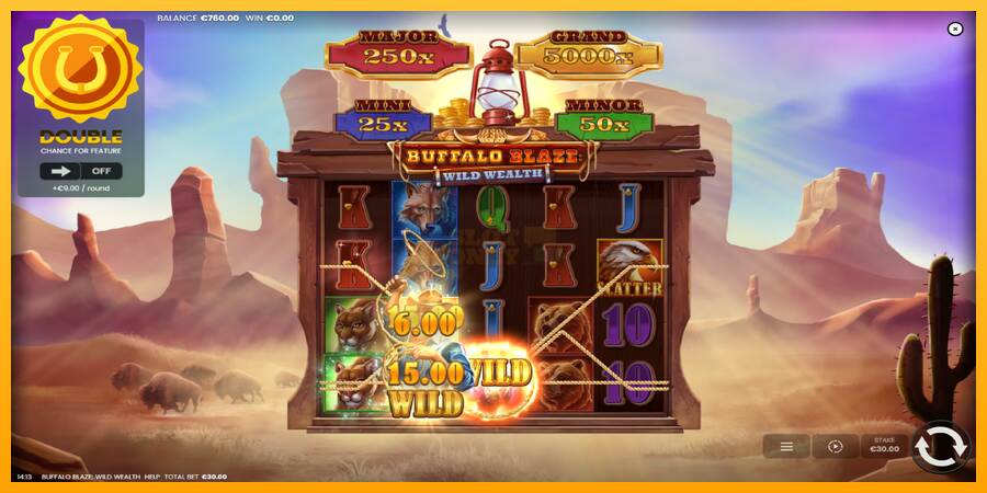 Buffalo Blaze: Wild Wealth máquina de juego por dinero, imagen 3