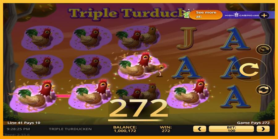 Triple Turducken máquina de juego por dinero, imagen 2