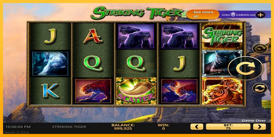 Striking Tiger máquina de juego por dinero, imagen 1