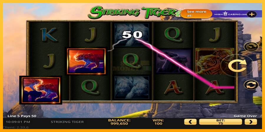 Striking Tiger máquina de juego por dinero, imagen 2