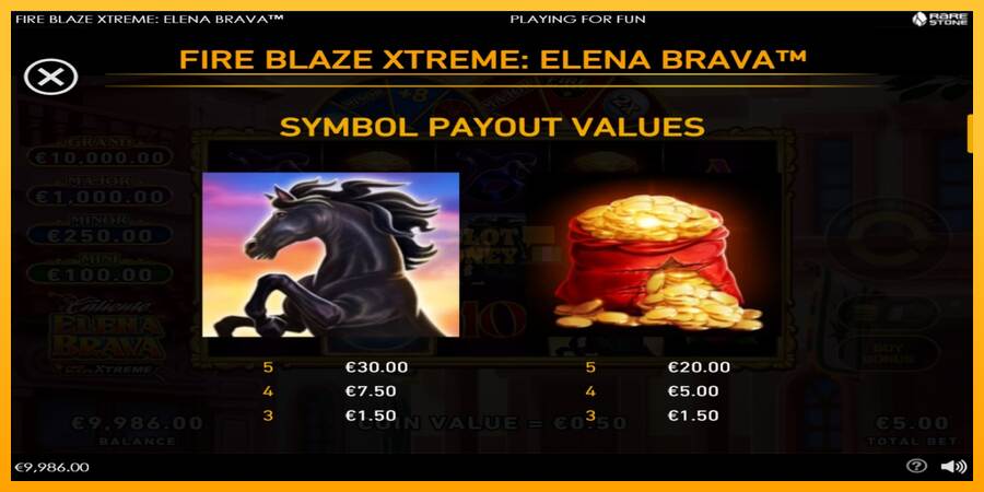 Fire Blaze Extreme: Elena Brava máquina de juego por dinero, imagen 6