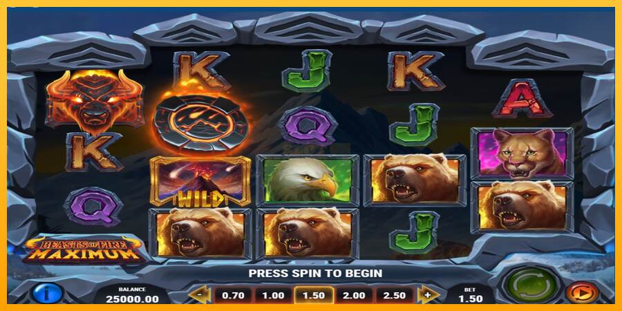 Beasts of Fire Maximum máquina de juego por dinero, imagen 1