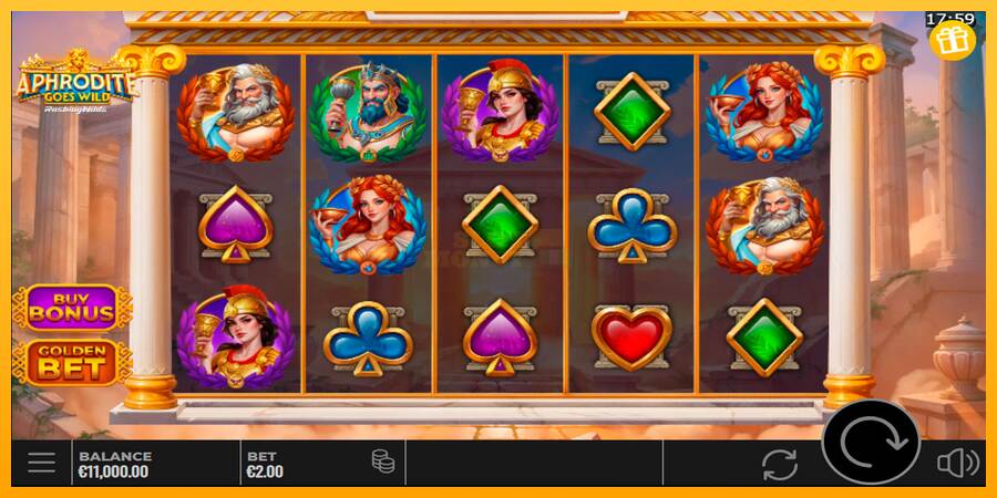 Aphrodite Goes Wild RushingWilds máquina de juego por dinero, imagen 1