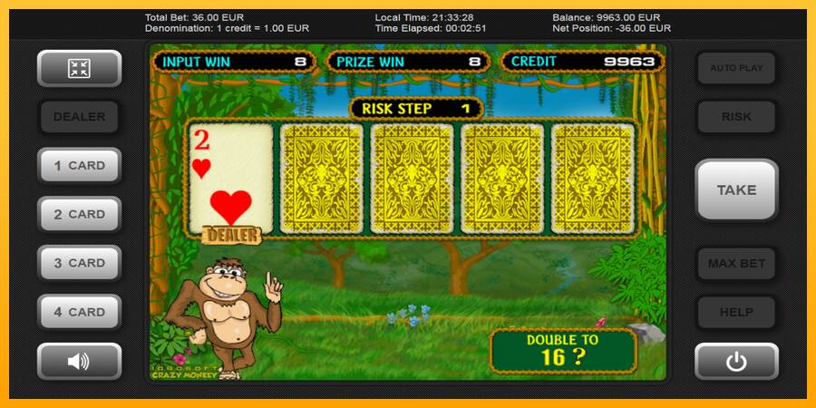 Crazy Monkey máquina de juego por dinero, imagen 3