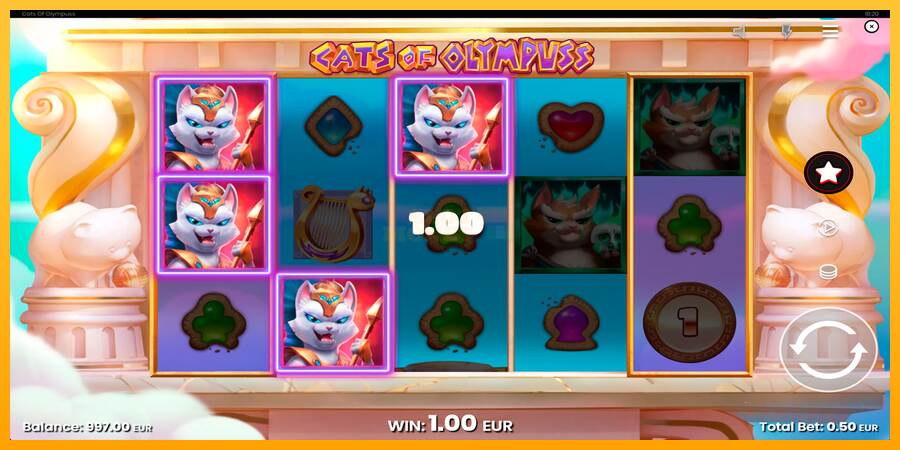 Cats of Olympuss máquina de juego por dinero, imagen 2